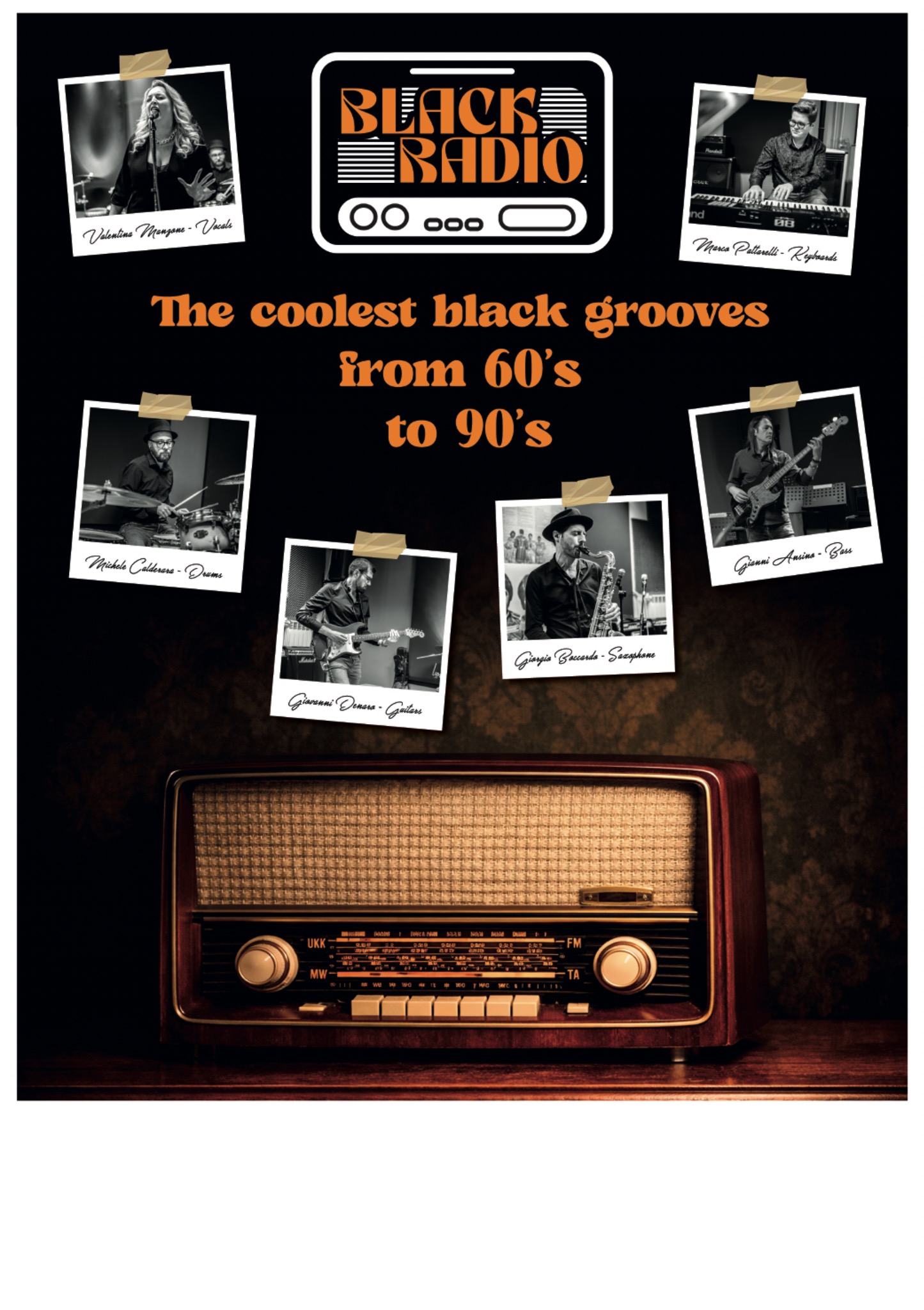 Poster Black Radio